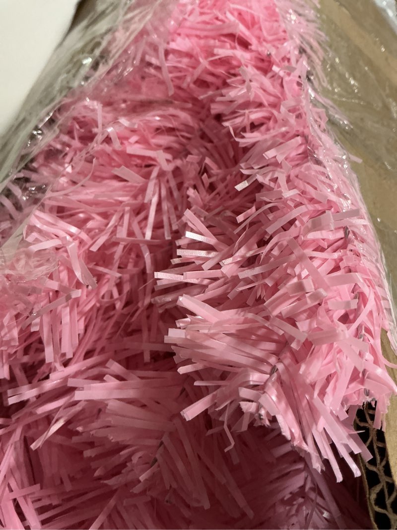 Condition photo showing As Is for Pink Christmas Tree, 6ft Artificial Tinsel Christmas Tree for Home Decorations?550 Branch Tips Premium Hinged Holiday Xmas Tree for Halloween Decor