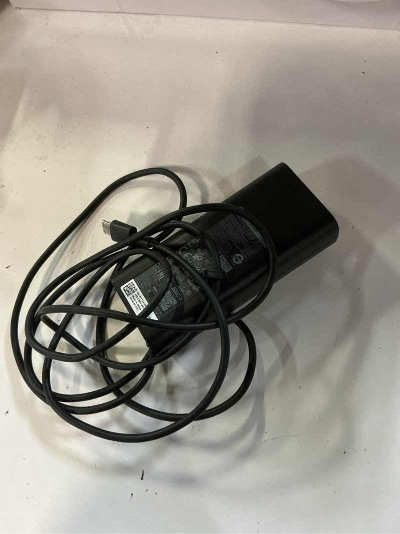 Condition photo showing As Is for dell 65w usb-c laptop charger for xps and latitude 5000 - power cord included
