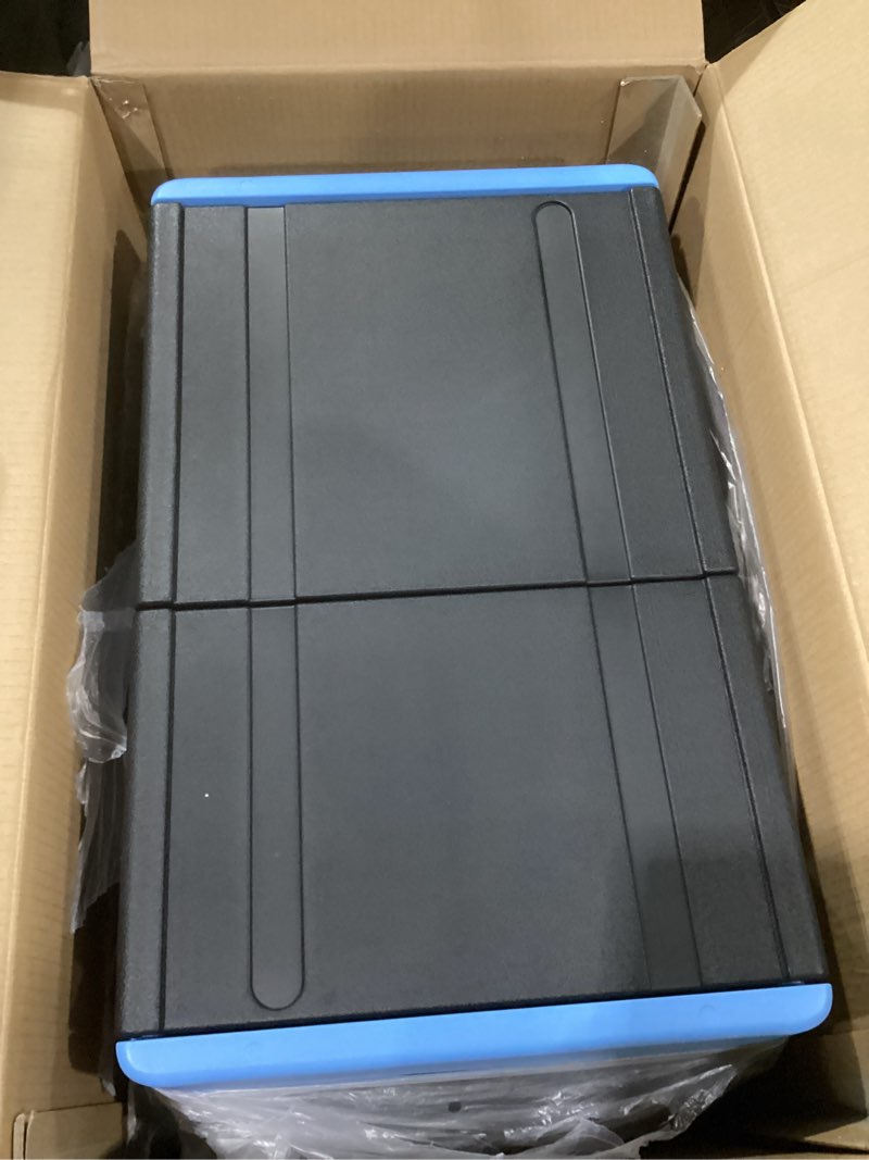 Condition photo showing Good Condition for 45L Dual Zone Car Refrigerator Freezer, -4?~68?, 48Qt Compressor Cooler with Reversible Door, Metal Handle, Dual Battery Slot, 100–240V AC / 12V / 24V DC Powered, LED Light – Ice Blue