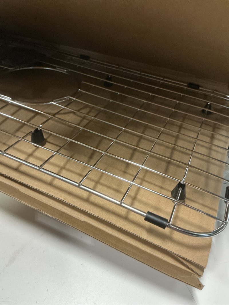 Condition photo showing Good Condition for Serene Valley Sink Bottom Grid 24-1/8" x 12-5/8", Centered Drain with Corner Radius 1-1/2", Sink Protector NLW2412C