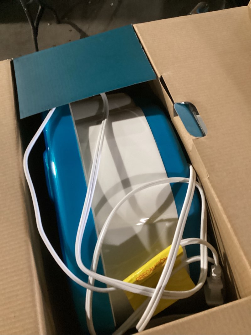 Condition photo showing As Is for Homedics Bubble Mate Foot Spa, Toe Touch Controlled Foot Bath with Invigorating Bubbles and Splash Proof, Raised Massage Nodes and Removable Pumice Stone