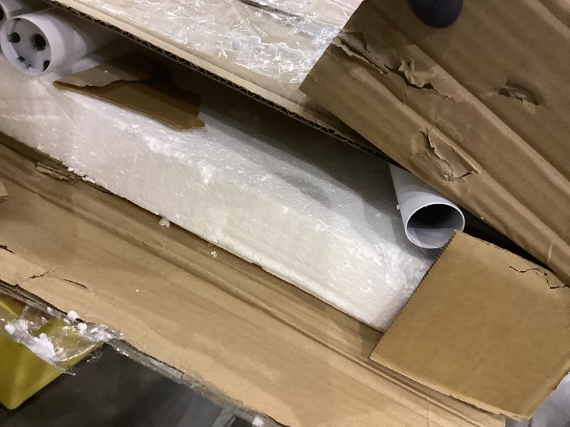 Condition photo showing As Is for Coat Rack with Natural Marble Base, Metal Modern Coat Racks Freestanding, Coat Rack Stand with 12 Hooks, Coat Tree Hats Hanger Stand for Entryway, Hallway (12 Hooks-Black)