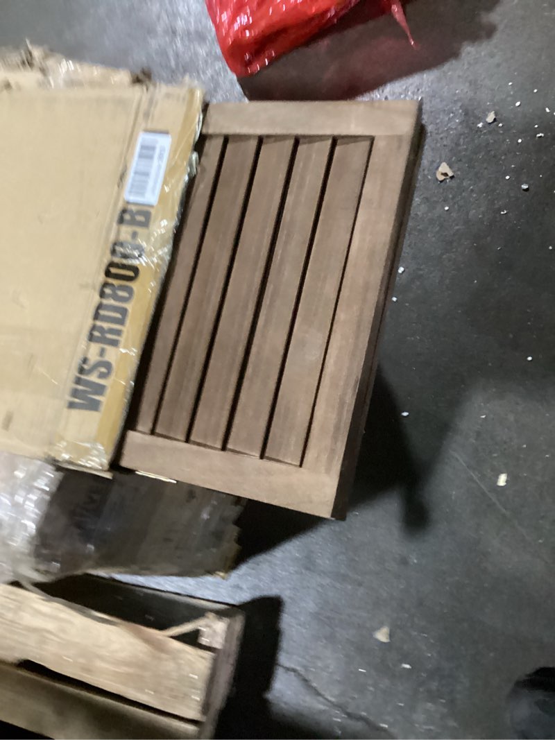 Condition photo showing Good Condition for 3 Panel Wood Room Divider 4.3 Ft Tall Privacy Wall Divider 67.7" x 16.9" Each Panel Folding Wood Screen for Home Office Bedroom Restaurant ?Brown? Brown 3 Panel