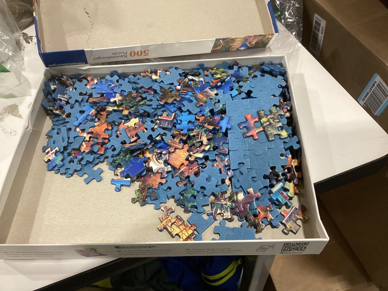 Condition photo showing As Is for Ravensburger Streets of Pisa 500 Piece Jigsaw Puzzle for Adults - Every Piece Unique | Anti-Glare Surface | Amazon Exclusive New Design
