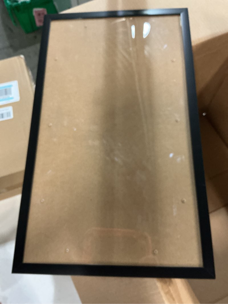 Condition photo showing Good Condition for hukonhep 11x19 black picture frames, photos frame with plexiglass, wall gallery photo frames, horizontal and vertical for wall mounting, home office decoration 11"x19"