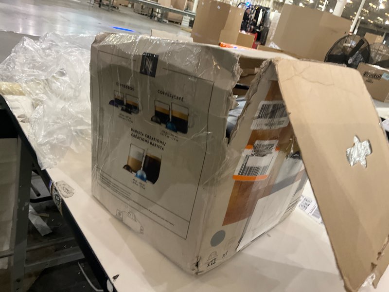 Condition photo showing As Is for Nespresso Vertuo Pop+ Deluxe Coffee and Espresso Machine by De'Longhi, 120 Volts, Silver Machine Only Silver