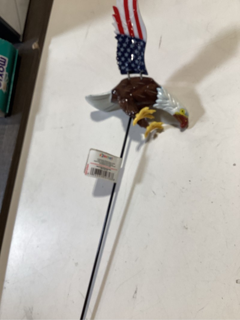 Condition photo showing Good Condition for exhart plastic indoor/outdoor free standing decoration eagle 4th of july decor