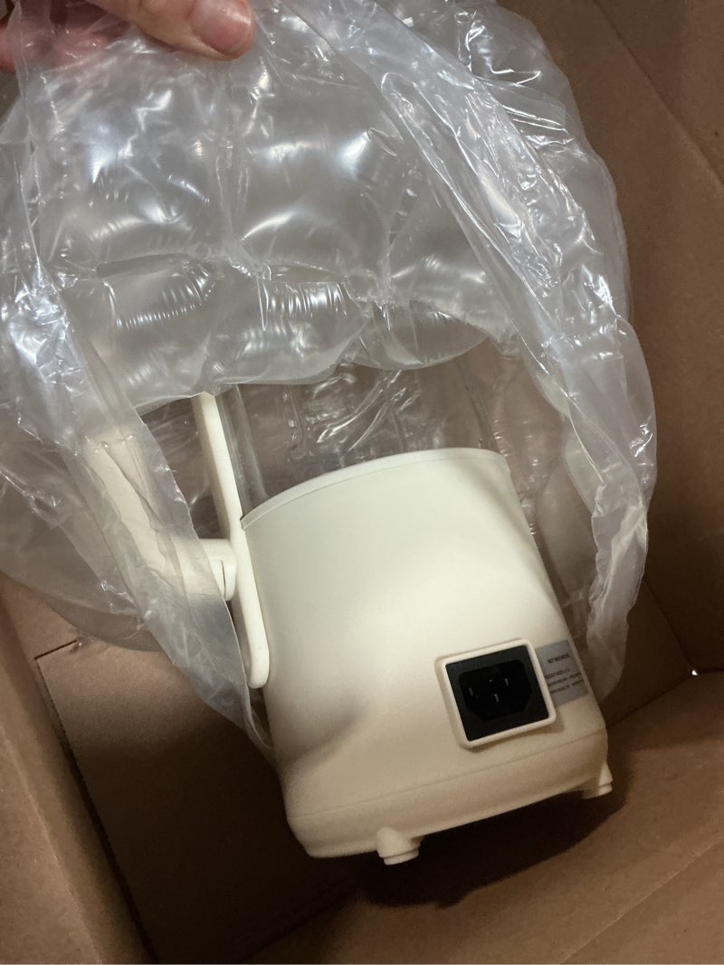 Condition photo showing As Is for 8 in 1 Nut Milk Maker Machine, 48oz Homemade Almond, Oat, Soy, Coconut, Plant-Based and Non-Dairy Beverages with Self-Cleaning, Boil Water, Delay Start, Keep Warm, 16 Blade Blender, Glass Jar