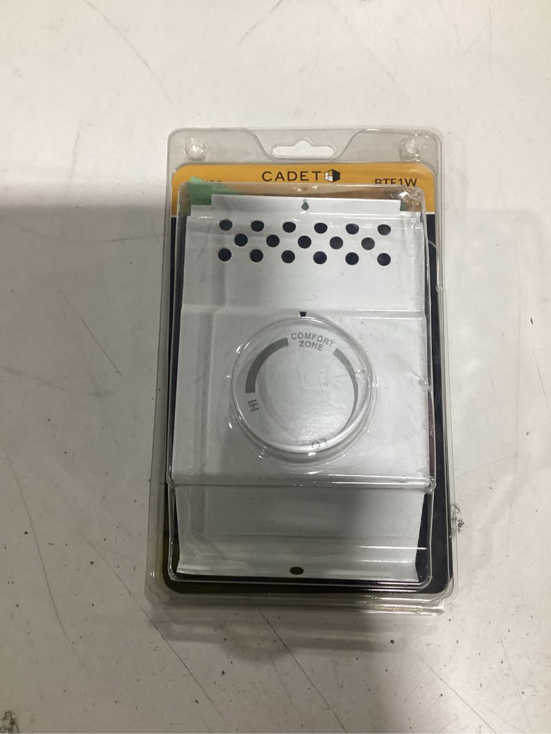 Condition photo showing New/Like New for Cadet Btf 240-Volt Mechanical Non-Programmable Thermostat Use with Electric