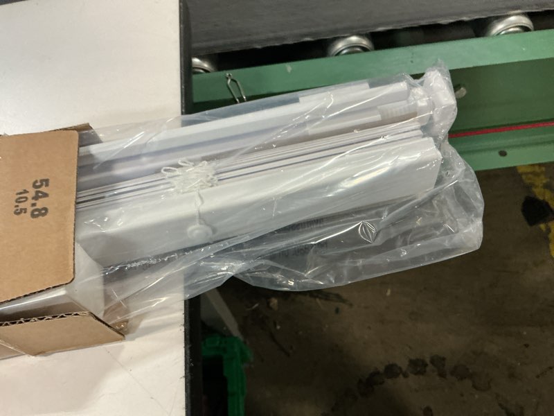 Condition photo showing Good Condition for lazblinds no tools no drill 1" vinyl mini blinds, cordless blinds for windows, light filtering horizontal window blinds & shades, 22" w x 36" h, white cordless-white 22" w x 36" h