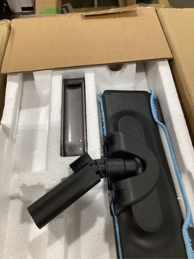 Condition photo showing As Is for Steam Cleaner for Home, 293°F 58 PSI Powerful Multipurpose Handheld Steam Mop, 21 Attachments, 50Oz Capacity, Heavy Duty Steamer for Carpets, Floors, Cars, Tiles, Crack Cleaning, Turquoise