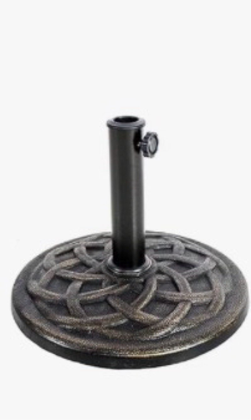 Shade›Umbrellas           JEAREY 9FT Outdoor Patio Umbrella Outdoor Table Umbrella with Push Button Tilt and Crank &amp; BACKYARD EXPRESSIONS PATIO · HOME · GARDEN 911554 21 Pound Umbrella Base, Bronze Visit the JEAREY Store JEAREY 9FT Outdoor Patio Umbrella Outdoor Table Umbrella with Push Button Tilt and Crank & BACKYARD EXPRESSIONS PATIO · HOME · GARDEN 911554 21 Pound Umbrella