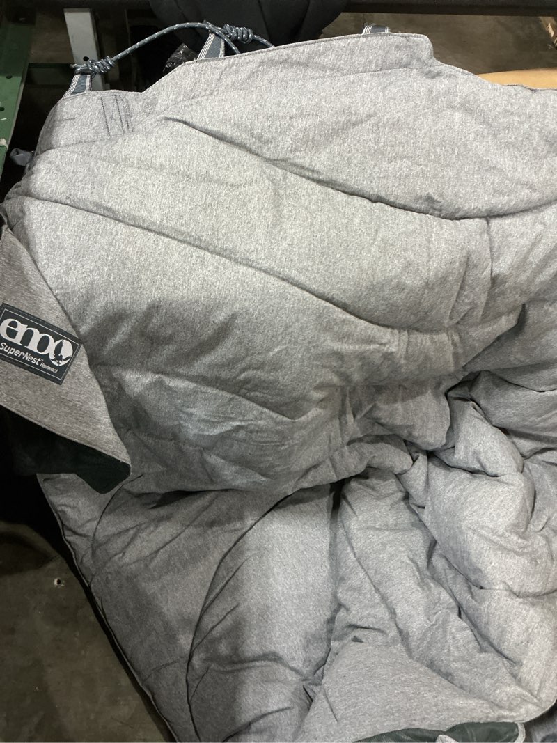 Condition photo showing Good Condition for eno supernest sl hammock - 1 to 2 person backyard hammock - outdoor patio furniture for backyard, lawn, or balcony - pebble grey