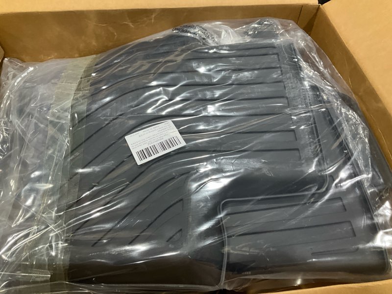 Condition photo showing New/Like New for hafidi® floor mats fit for 2021-2025 volvo xc90 recharge 7 seats all weather protection tpe anti-slip automotive floor liners, fits 1st & 2nd & 3rd row full set custom accessories, black 40) for xc90 7 seats 2021-2025 floor mats