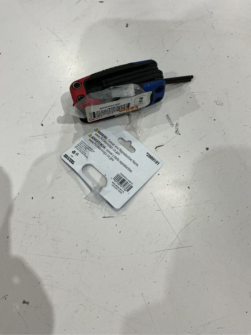 Condition photo showing As Is for kobalt assorted standard (sae) and metric combination 17-pieces ball end hex key set