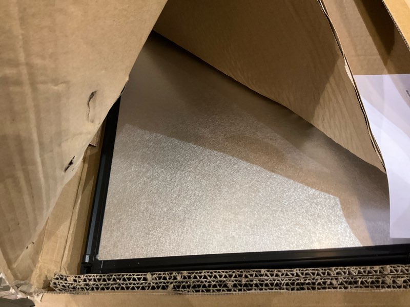 Condition photo showing As Is for XBoard Magnetic Chalkboard Blackboard 36 x 24, Black Board with 2 Magnets, Black Aluminium Frame, Pin Collections 36" x 24" Black