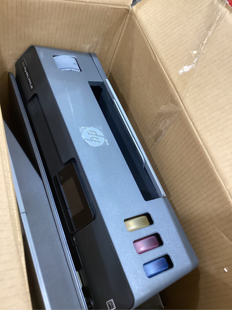 Condition photo showing As Is for hp smart tank plus 570 wireless all-in-one ink tank printer with up to 2 years of ink included (5hx14a) black