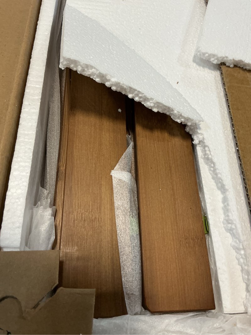 Condition photo showing Good Condition for wire shelf covers, bamboo wire rack covers for pantry, closet (4pcs, 40" w x 12" d) 40"w x 12"d 4