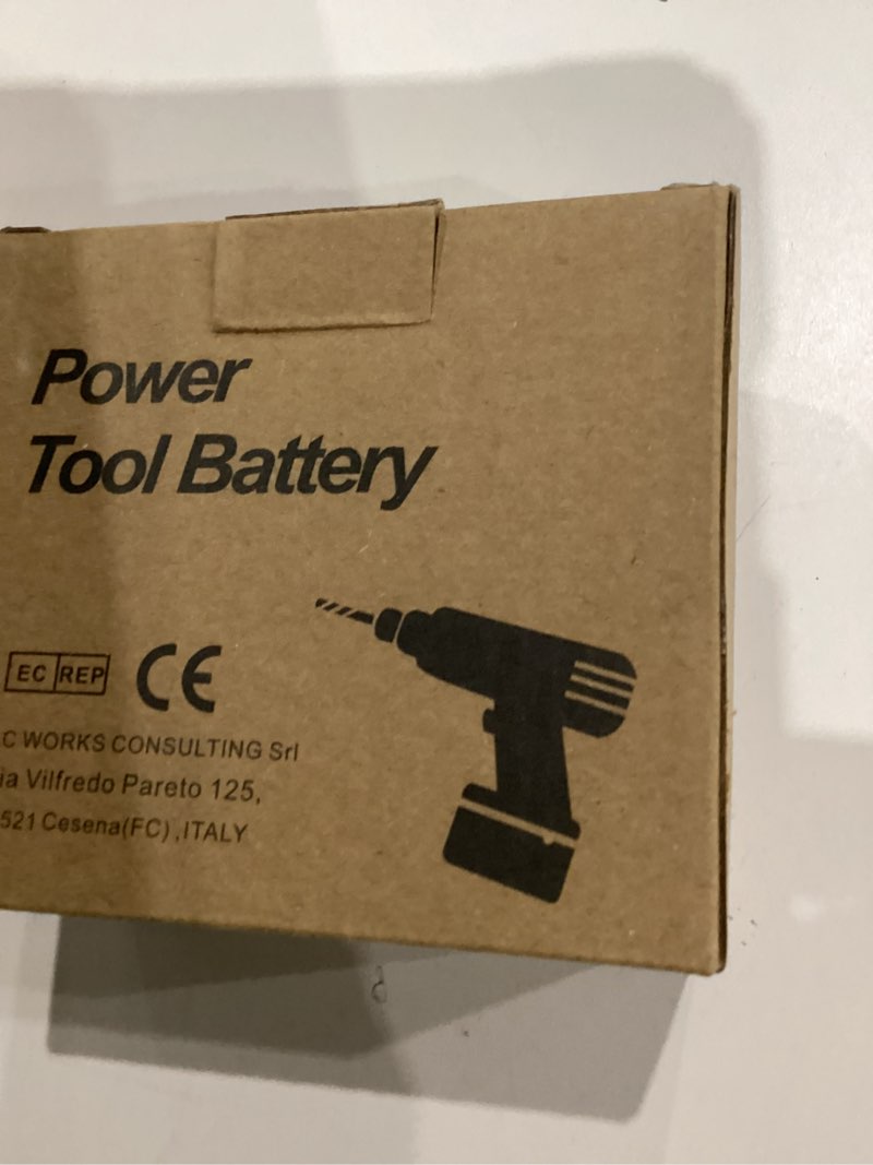 Condition photo showing As Is for Power tool Battery