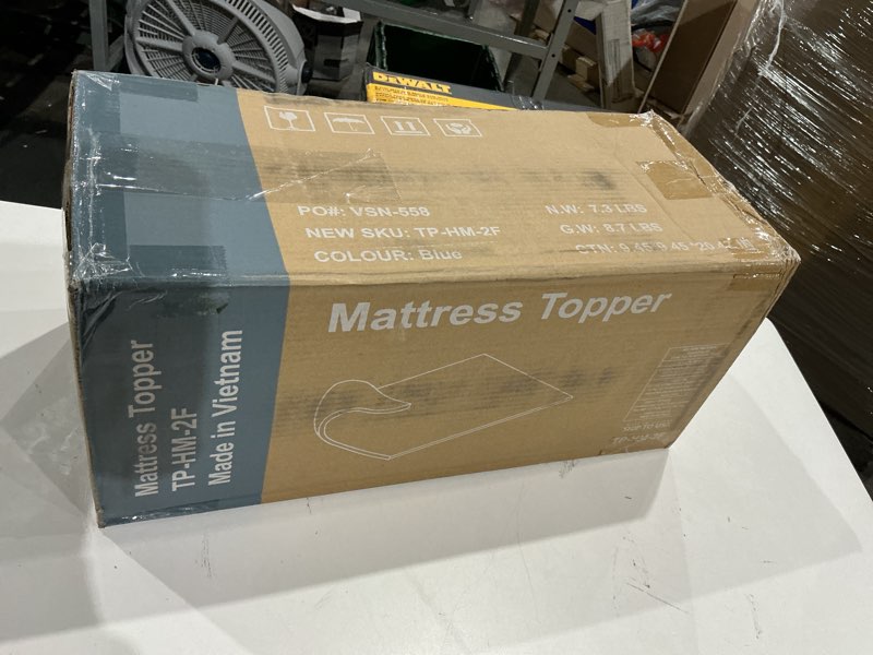 Condition photo showing New/Like New for newbulig mattress toppers memory foam full, 2 inch thick bed topper pad cooling gel infused soft com