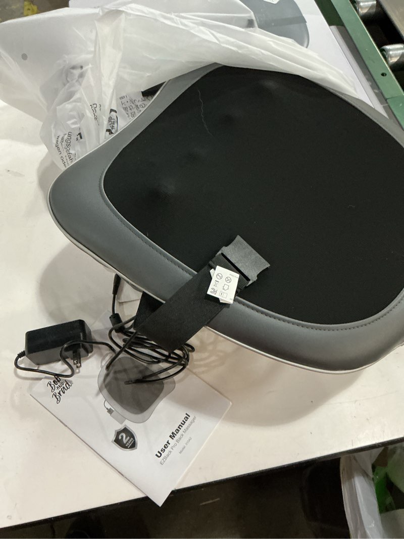 Condition photo showing Good Condition for BOB AND BRAD Back Massager for Pain Relief Deep Tissue, FSA EZBack Pro Corded 4D Kneading Shiatsu Back Massager with Heat, HSA Eligible Up and Down Rolling Massage at Office Home, Gift for Man Grey