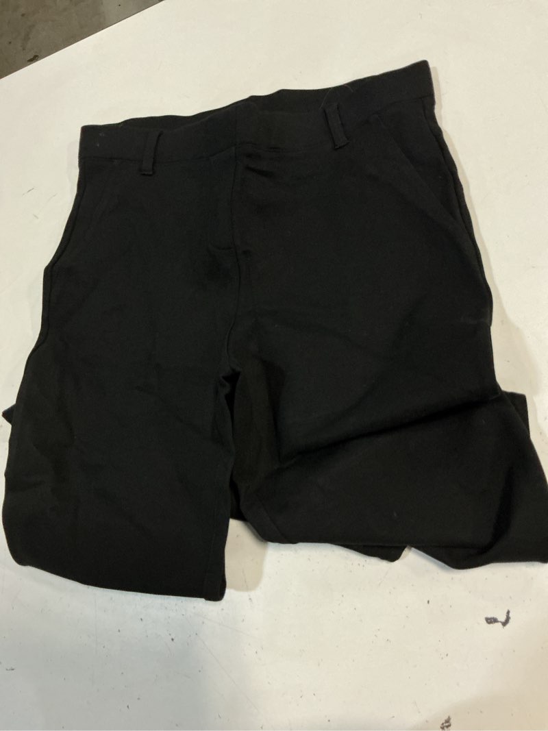 Condition photo showing Good Condition for quince ultra-stretch ponte straight leg pants, s, black