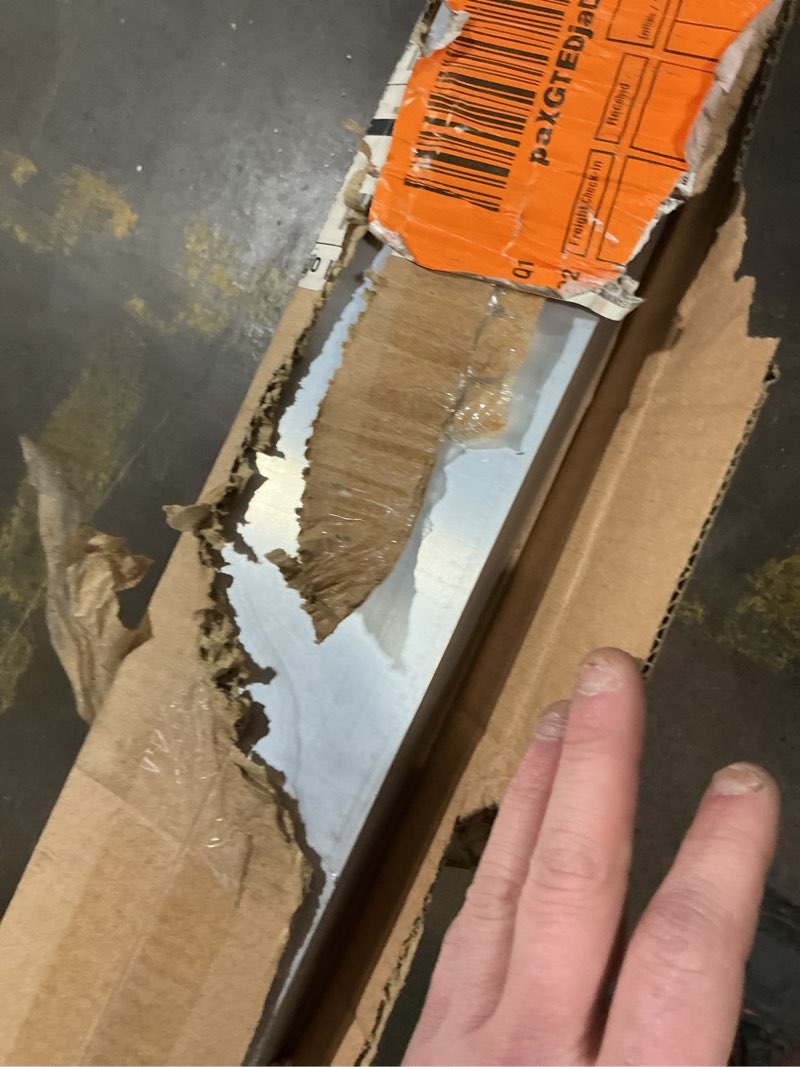 Bon Reinforced Aluminum H Screed 1 1/2 in. x 3 1/2 in. x 14 ft. with Welded End Cap for Stronger, Straighter, and Longer Lasting Concrete Finishing Welded End Cap 14'