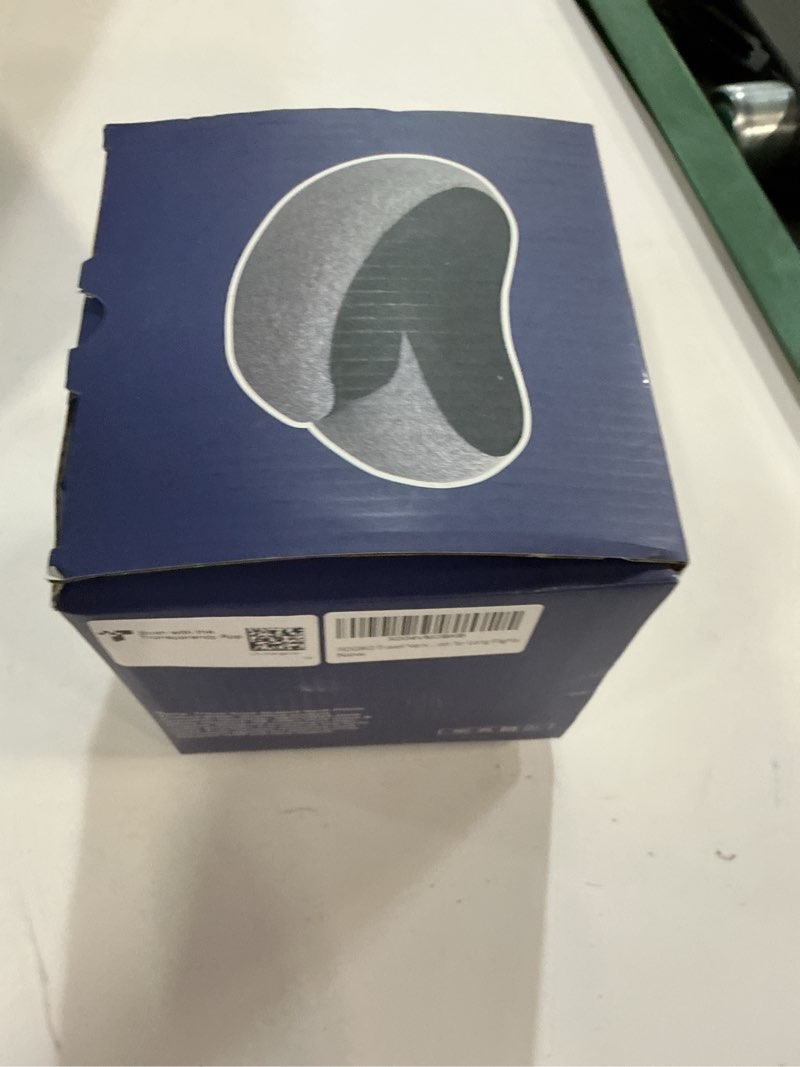 Condition photo showing New/Like New for Travel Neck Pillows for Airplanes - 360° Ergonomic Memory Foam Travel Pillow - Relief Neck Pain with Breathable Support for Long Flights, Car, Train & Office Use - Adults & Kids (Gray)