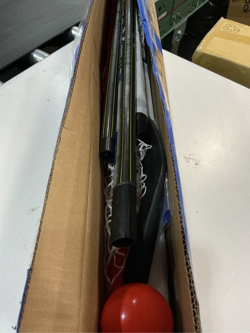 Condition photo showing As Is for Franklin Sports NHL Goal and 2 Stick Set