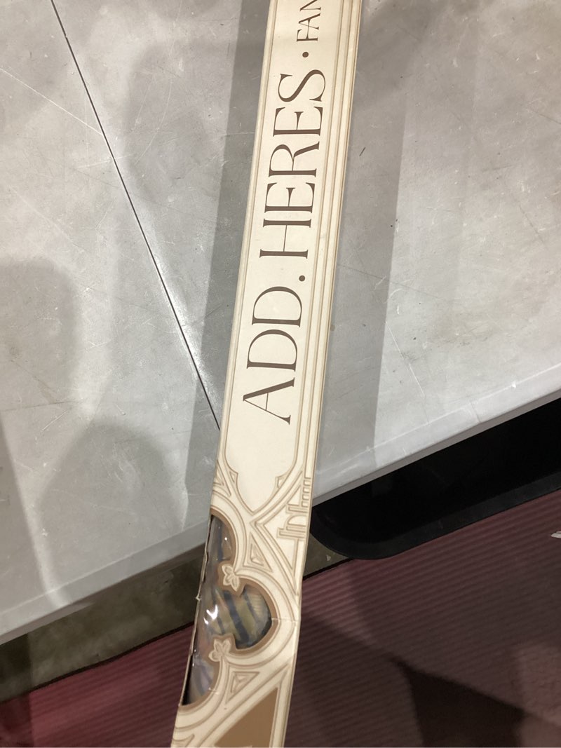 Condition photo showing New/Like New for 3D Stained Glass Window Film, Decorative Window Privacy Film for Bathroom,Front Door,Home, Sun Blocking Heat Control,Static Cling, Removable Non-Adhesive Golden Ironwork 23.6inch x 35.4inch