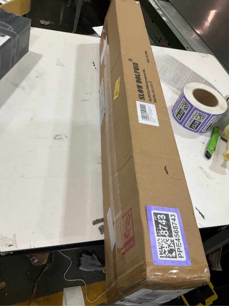 Condition photo showing New/Like New for SLOW DOLPHIN Heavy Duty Backdrop Stand10ft x 8.5ft Adjustable Background Support System Kit with Steel Base for Photography, Photo Backdrop Stand for Parties Birthday, Photo Booth Video Studio