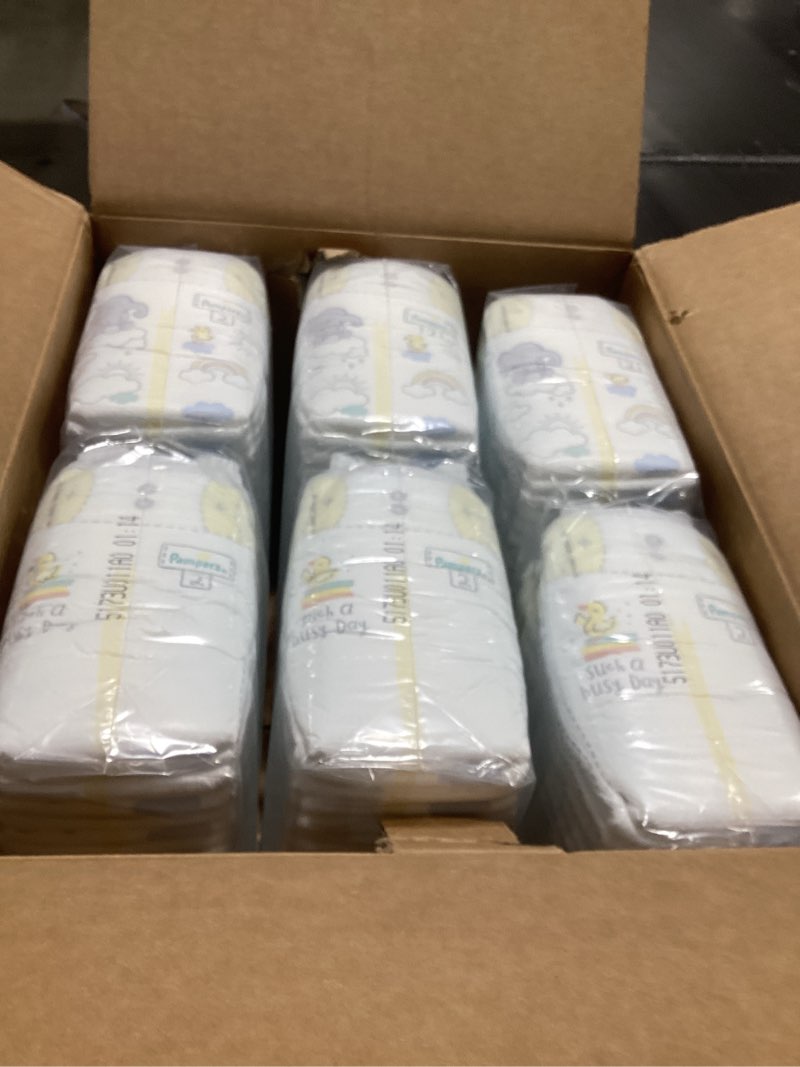 Condition photo showing Good Condition for pampers swaddlers diapers, size 2 (10-22 lbs), 186 count, absorbent, keeps baby dry and comfortable, skin safe disposable baby diaper (packaging may vary) size 2 186