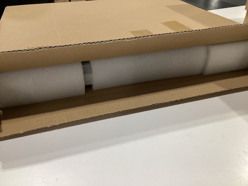 Condition photo showing As Is for VIYYIEA Christmas Decor+Mirror+Led Light, Versatile 3-in-1 Design, Santa with Moonlight Wall Art, Decorative Mirror with USB Power, Modern Illuminated Wall Decor for Living Room 20L x 16W Santa with Moonlight 20"L x 16"W