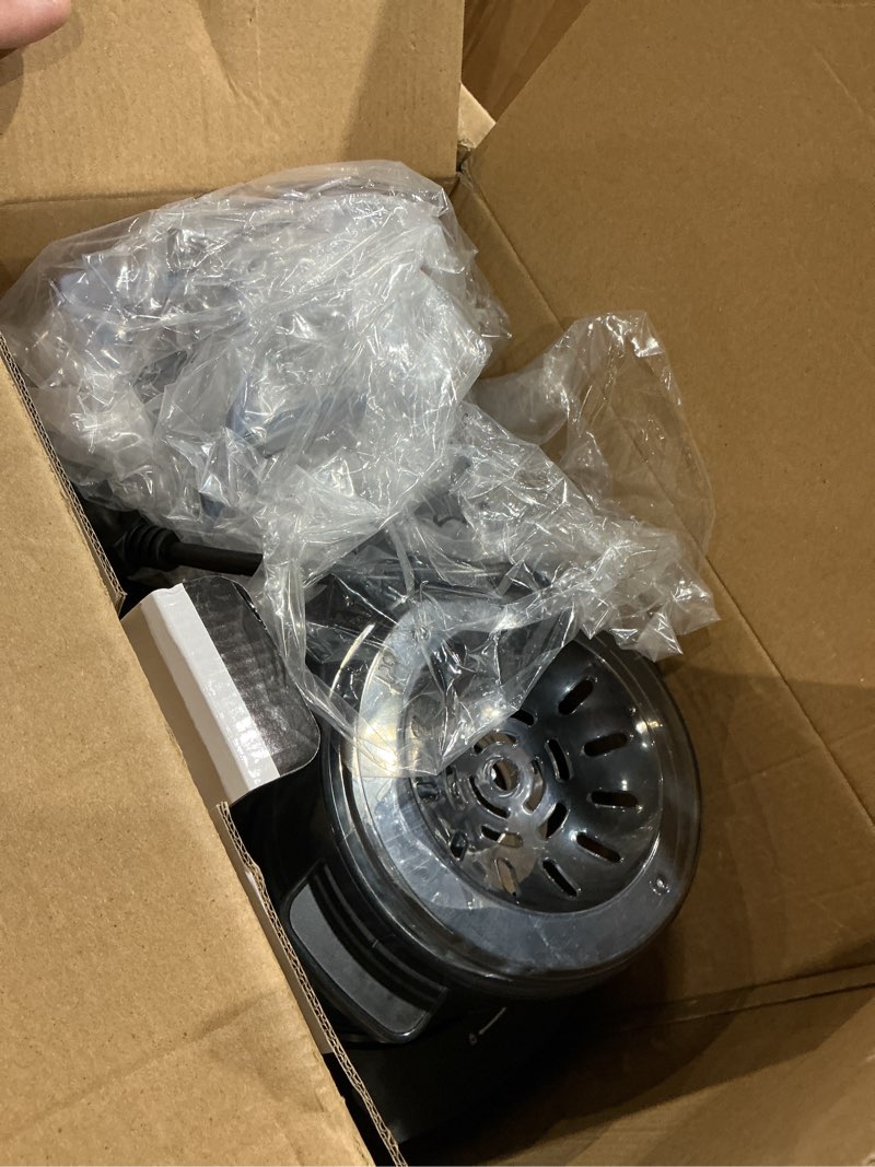Condition photo showing Good Condition for slushie machine, ice cream maker, slushy machine for home and families, no ice needed with rapid chill & temperature control, multi-function for margarita, frappé, easy to clean, black