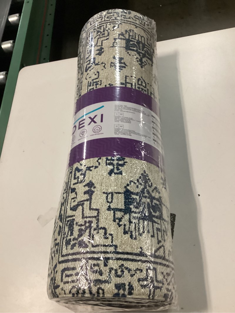 Condition photo showing New/Like New for DEXI Kitchen Mats for Floor Cushioned, 23x86 Extra Large Long Runner Rug Non Slip, Waterproof Soft Comfort Standing Padded Anti Fatigue Decorative, Blue White