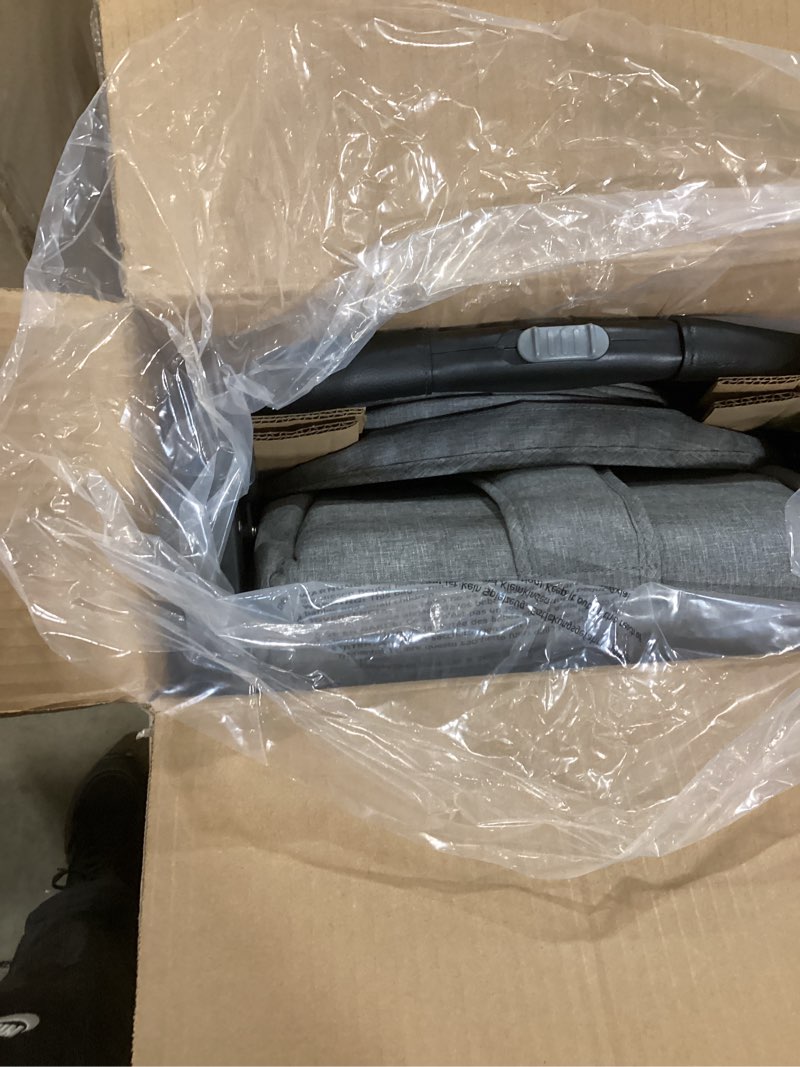 Condition photo showing Good Condition for Lightweight Travel Stroller for Baby & Toddlers - Easy Fold & Compact Stroller with Canopy, Storage Basket, Multi-Position Recline & Convenient One-Hand Fold (Grey)