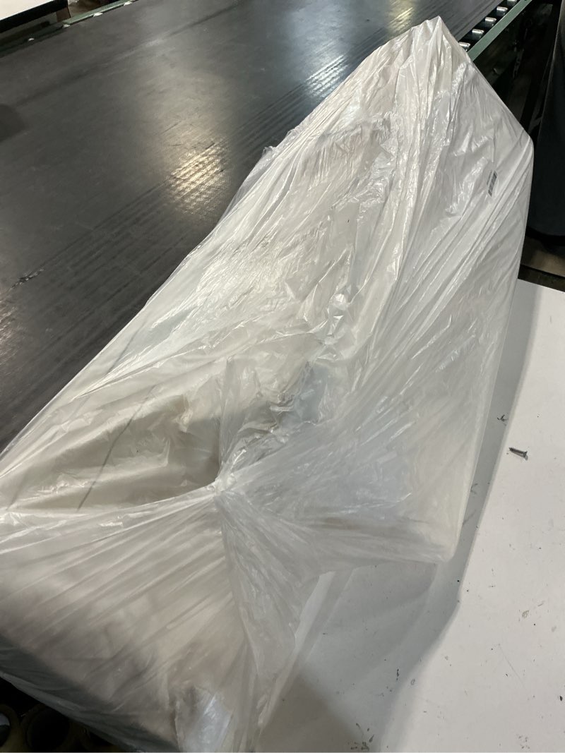 Condition photo showing As Is for vekkia king bed wedge pillow for headboard gap/bed gap filler/mattress wedge to fill 0-6" gap between headboard and mattress (white 76"x10"x6") white king(10 in x 6 in x 76 in--big)
