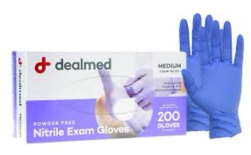 Dealmed Medical Exam Gloves – 2000 Count Medium Nitrile Gloves, Disposable Non-Irritating Latex Free