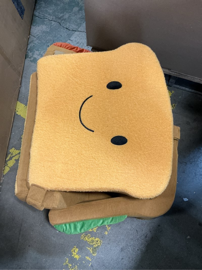 Condition photo showing As Is for liftoza toddler travel bed sandwich style - portable toddlers floor beds, foldable soft foam travel crib for baby and kid, washable cover toddler cot with safety rail for travel, home/travel sleep