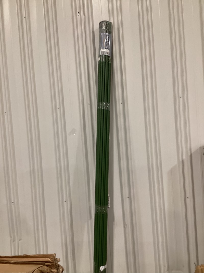 Condition photo showing Good Condition for waenlir garden stakes 84 inch 7ft sturdy tomato stakes, plant stakes for outdoor plants, plant support sticks for gardening, pack of 25 7ft 25pack
