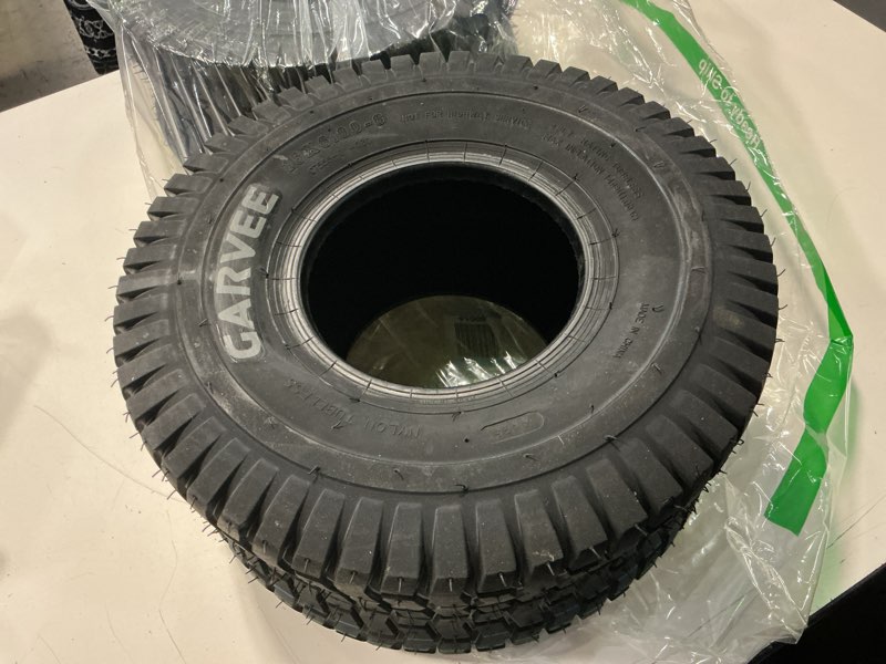 Condition photo showing Good Condition for 2 pack 9x3.50-4 lawn mower tires,9x3.5-4 nhs off-highway tires, 9x3.5x4 turf tires replacement for riding mower garden tractor golf cart utility vehicle,2pr tubeless pattern a 9x3.50-4