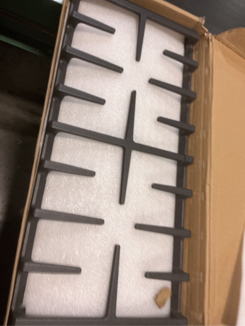 Condition photo showing Good Condition for wb31x27150 heavy-duty cast iron center grate replacement for ge gas stove jxgrate1 wb31x24737 general electric gas range burner grate stove surface top center grate cast iron rack