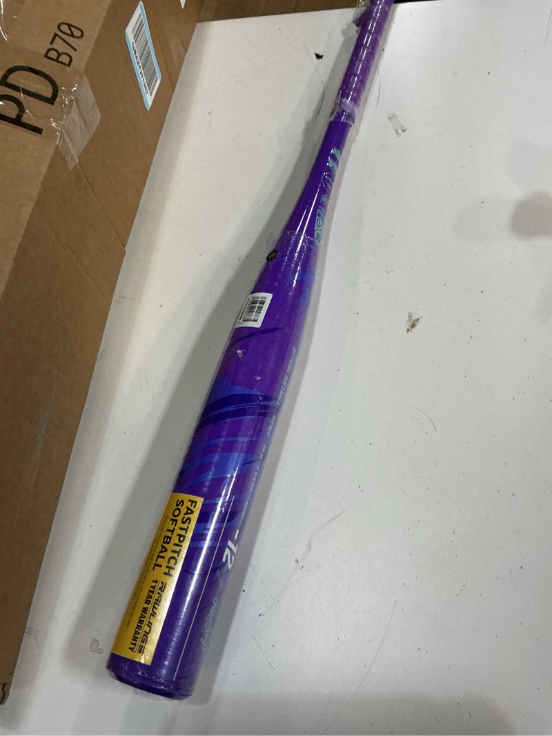 Condition photo showing Good Condition for Rawlings Eclipse Fastpitch Softball Bat | -12 Drop | 1 Pc. Aluminum | Approved for All Associations Purple / Mint 29 Inch