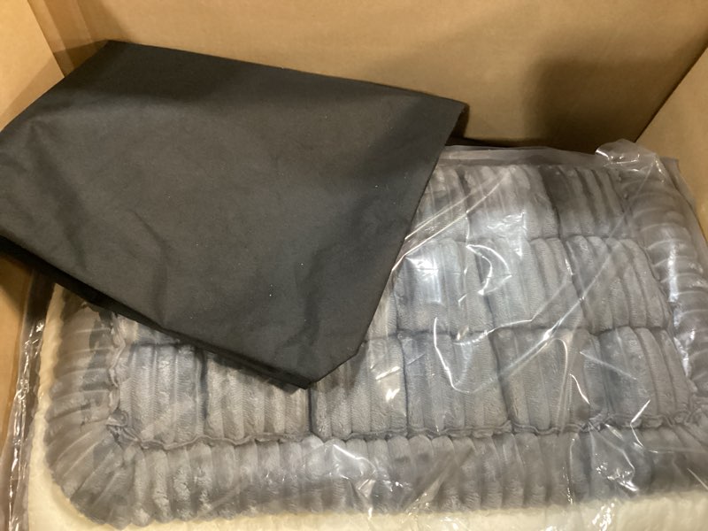 Condition photo showing Good Condition for XL Large Dog Car Seat Cover with Dog Bed Mat for Back Seat Half - Single Seat Travel Hammock Extender, Waterproof Hard Bottom for Medium & Large Dogs, Car SUV Truck Vehicle