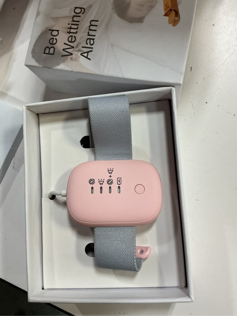 Condition photo showing Good Condition for Bed Wetting Alarm for Kids, USB Rechargeable, Pee Alarms with Loud Sound & Strong Vibration, Potty Training for Boys Girls, Pink