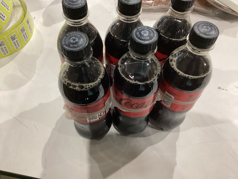 Condition photo showing New/Like New for Coke Zero Sugar Diet Soda Soft Drink, 16.9 fl oz, 6 Pack Coke Zero Sugar 16.9 Fl Oz (Pack of 6)