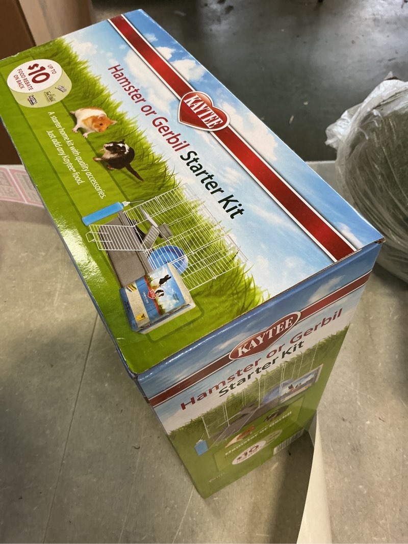 Condition photo showing New/Like New for Kaytee My First Home Hamster or Gerbil Starter Kit Habitat  13.5” x 11” x 14.5”