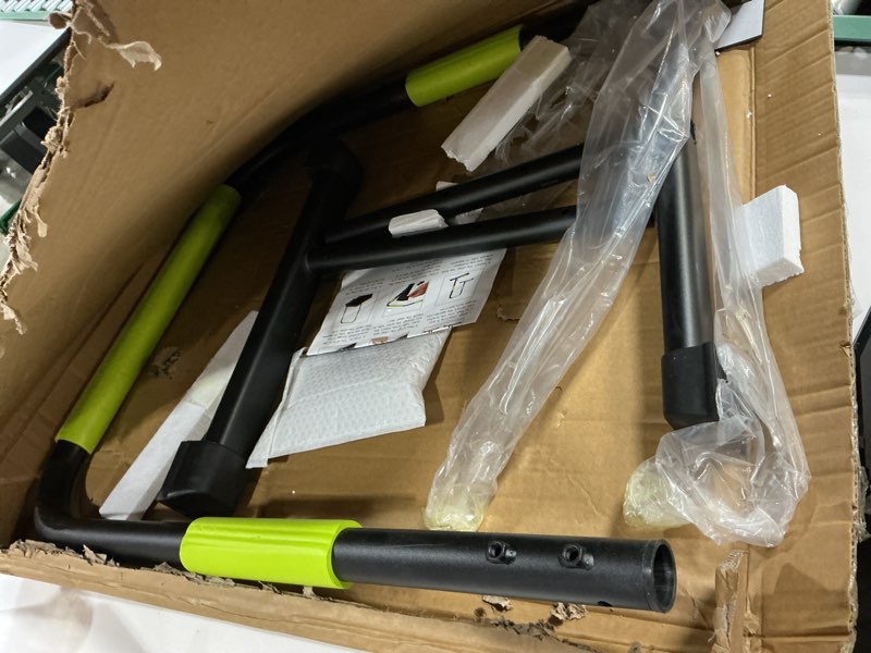 Condition photo showing Good Condition for handle bar for walking pad compatible with walking pad 23" wide, adjustable handrail height (31.5-43in), heavy-duty steel frame w/non-slip base