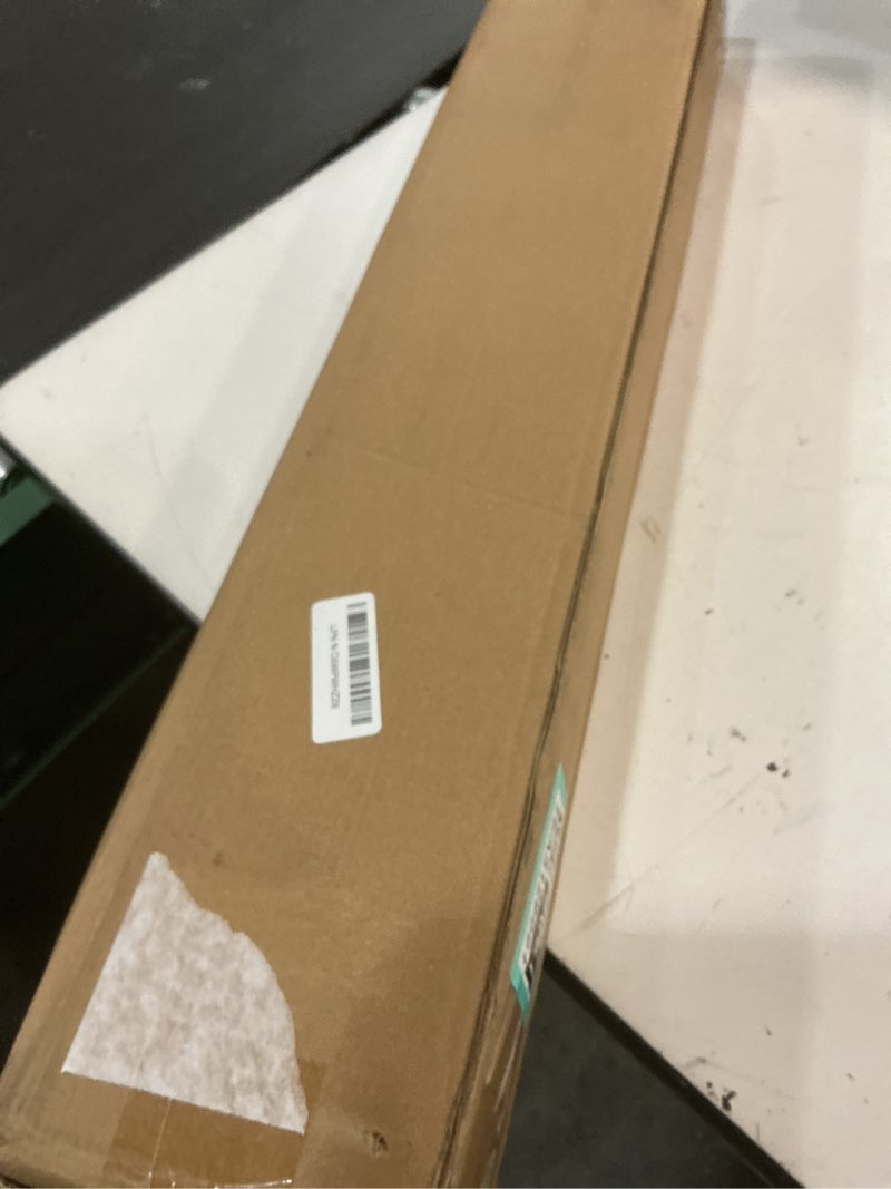 Condition photo showing New/Like New for lazblinds no drill cordless bamboo roman shades, light filtering blinds for indoor windows, roll up bamboo blinds for home, 20" w x 64" h, star-brown star-brown 20"w x 64"h