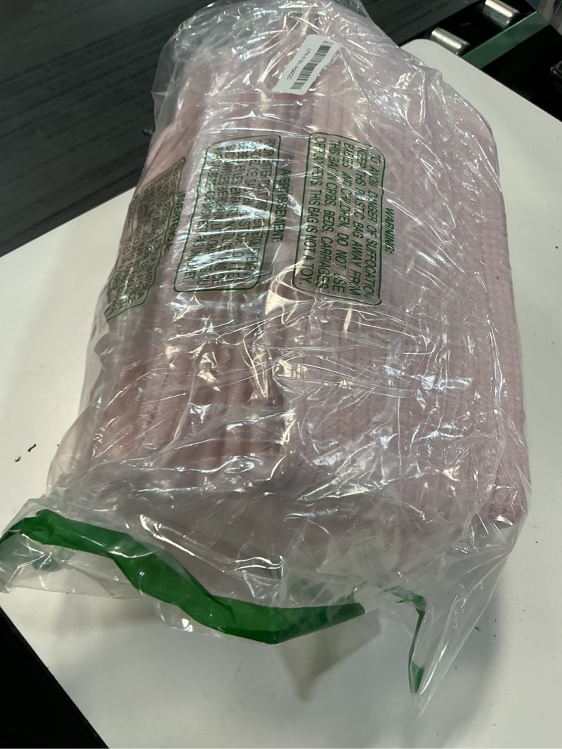 Condition photo showing Good Condition for large storage baskets for shelves, closet organizers bins for clothes blanket towels, baby nursery, toy baskets box, woven rope baskets, 17 x 13 x 7.5”, 2 packs light pink 2pcs-l17×w13×h7.5" light pink